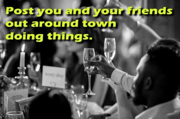 A place.Where ever you and your friends and family are.